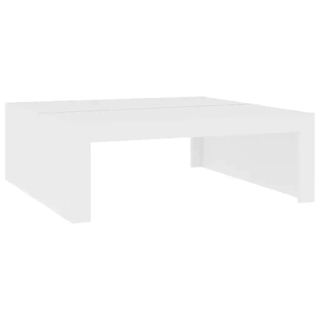Tavolino da Salotto Bianco 100x100x35 cm Truciolato cod mxl 55825