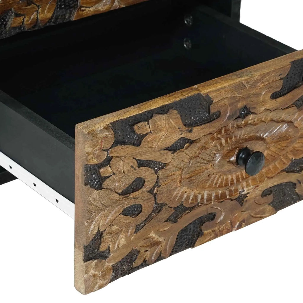 Armadio da Notte con cassetto 2 pcs Marrone 40 x 33,5 x 46 cm 4018331