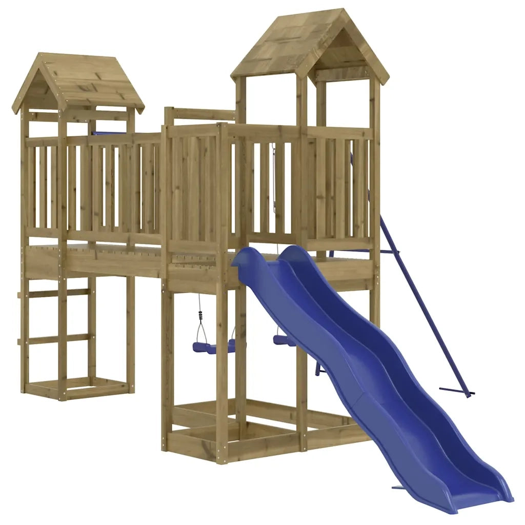 Set da Gioco da Esterno in Legno di Pino Impregnato 3155851