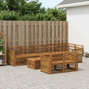 Set divani Legno di Acacia Massello
