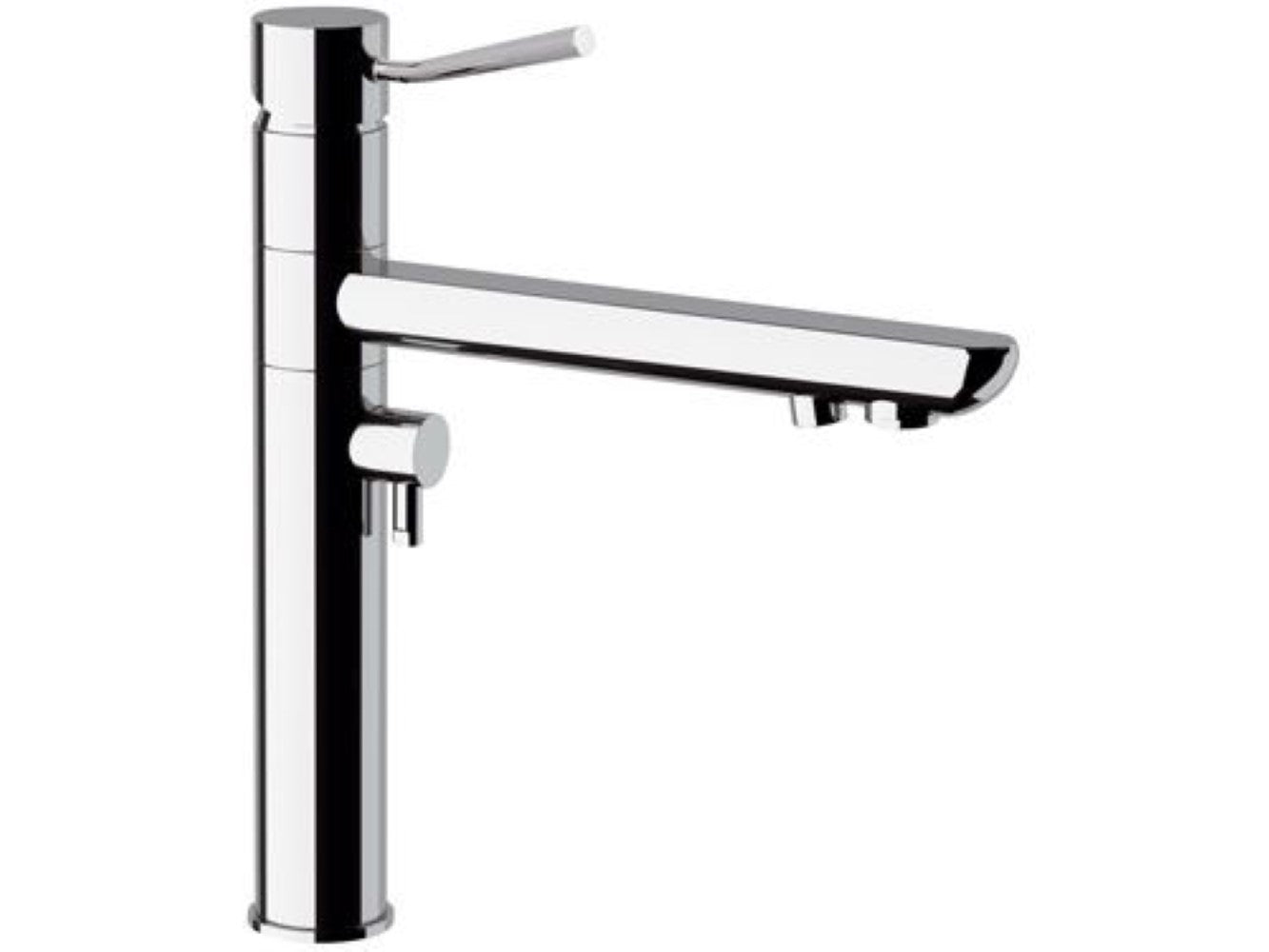 Rubinetto lavello minimale a tre vie di ingresso - serie minimal