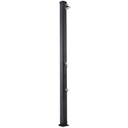 Doccia solare da giardino JOLLY S 25 LITRI in alluminio, con lavapiedi - Doccia Solare Da Giardino Jolly S 25 Litri In Alluminio, Con Lavapiedi Colore Antracite