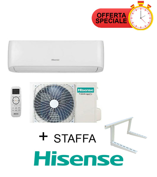 Climatizzatore Hisense Inverter Serie EASY SMART 12000 Btu + Staffa  CA35YR03G + CA35YR03W R-32