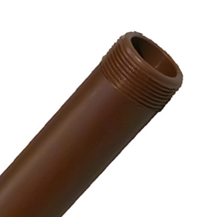 Barilotto filettato agli estremi in pp marrone