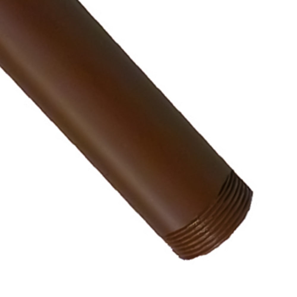 Barilotto filettato agli estremi in pp marrone