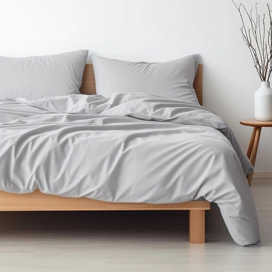 Set di copriletto letto 135x200 cm con cuscino in tessuto - Molto morbido e supporta un sonno duraturo