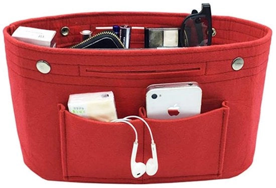 Organizzatore per Tasche da Donna in Velluto per Tasche da Donna Tasca Leggera in Tasca per Grande Borsa Organizzatore per Tasche da Donna in Velluto