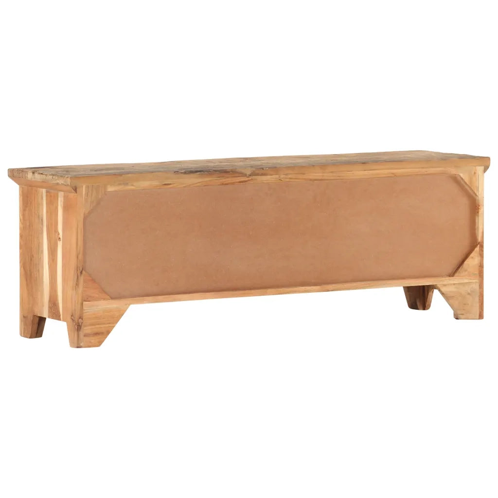 Mobile Porta TV 120x30x40cm in Massello di Acacia e di Recupero cod mxl 64508