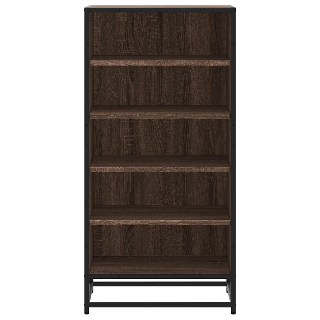 Scarpiera Rovere Marrone 48x38x97,5 cm in Legno Multistrato 849208