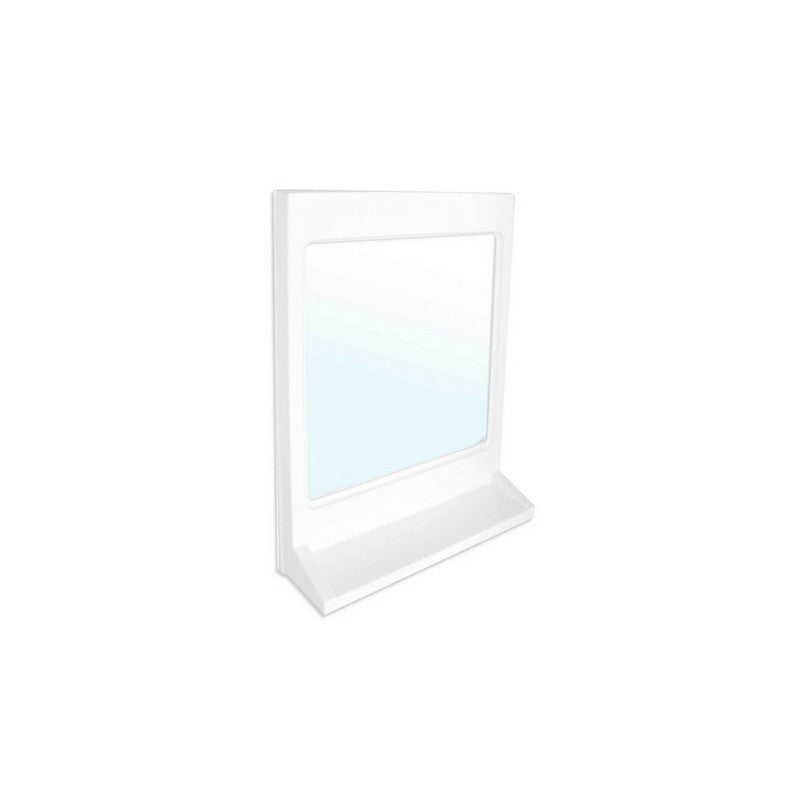 Specchio rettangolare con mensola dimensioni cm L. 37 x H. 50 modello athena