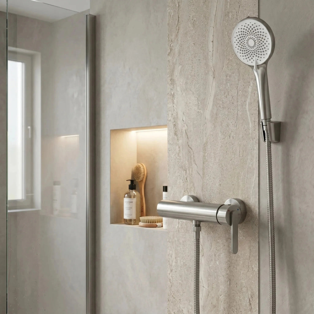 Rubinetto Per Vasca Rea Ontario Side Brush Nickel