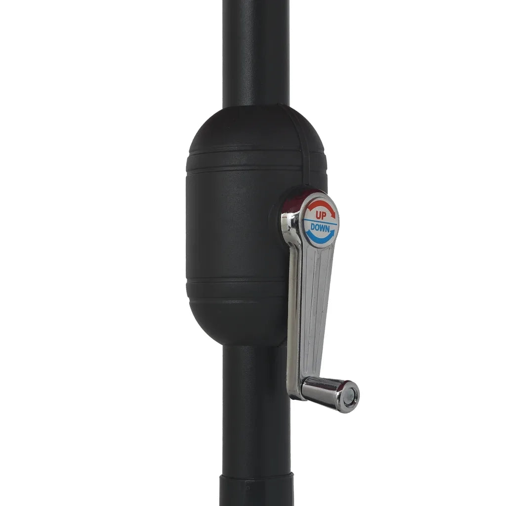 Ombrellone da Esterni con Palo in Metallo 400 cm Grigio Talpa