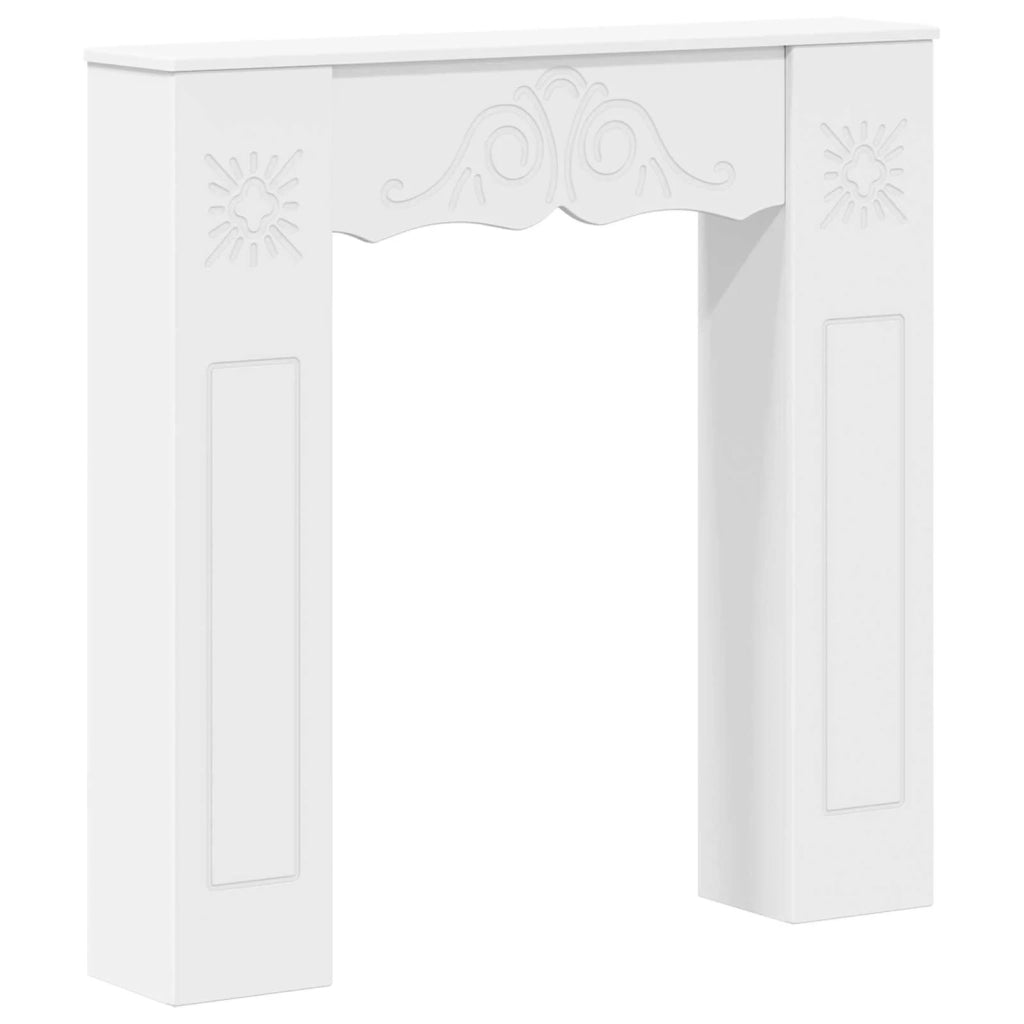 Cornice per camino Bianco 102 x 20 x 102 cm 8006633