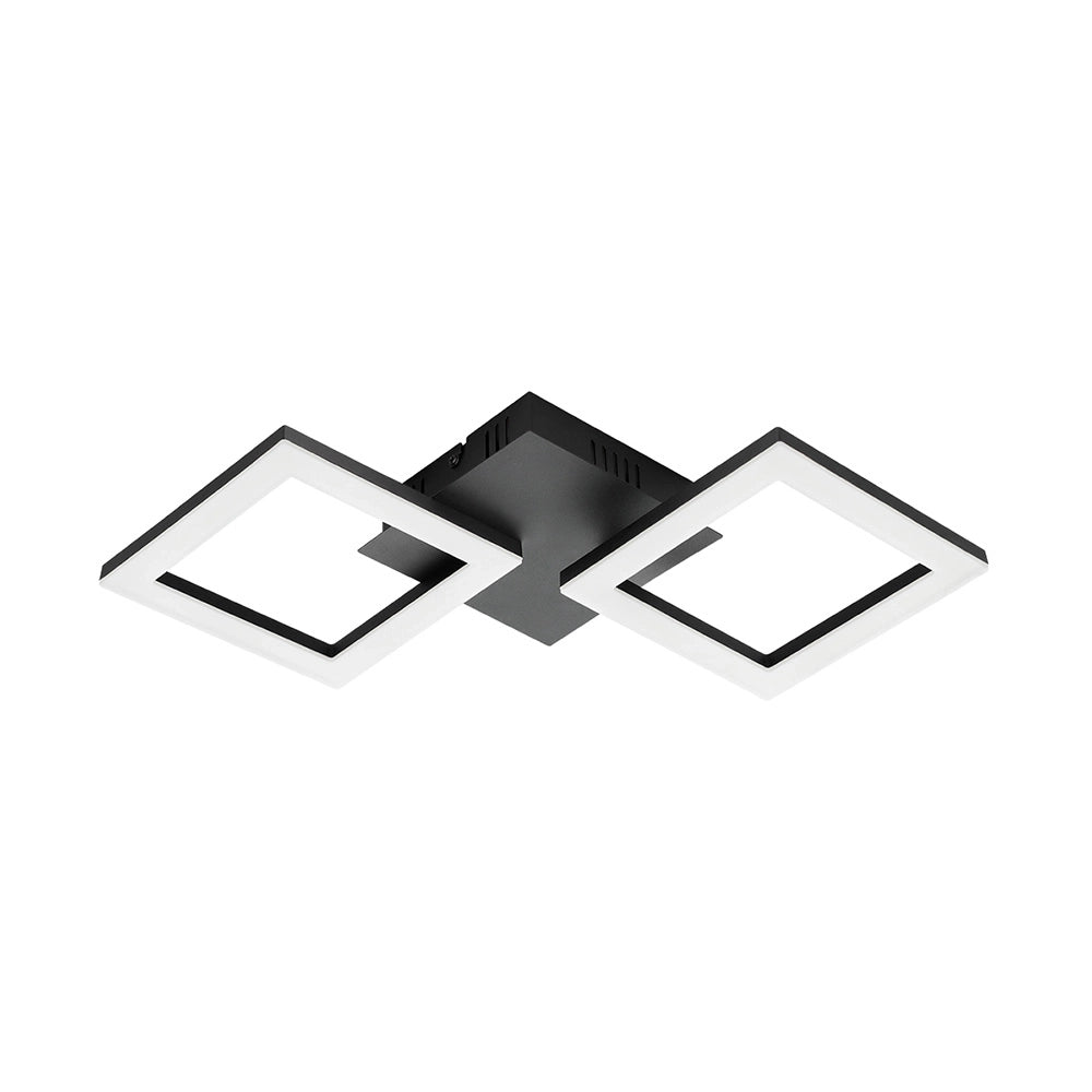 Plafoniera Moderna Paranday-Z Led Acciaio Nero