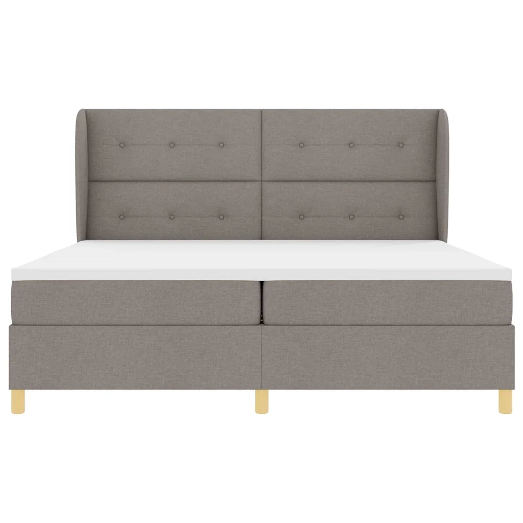 Letto a molle con materasso Talpa 200 x 200 cm Tessuto 3340778