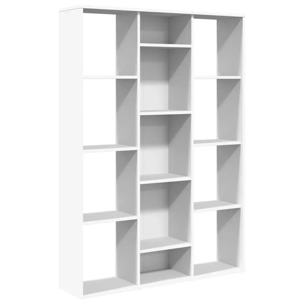 Libreria/Divisorio Bianco 100x24x140 cm in Legno Multistrato 800441
