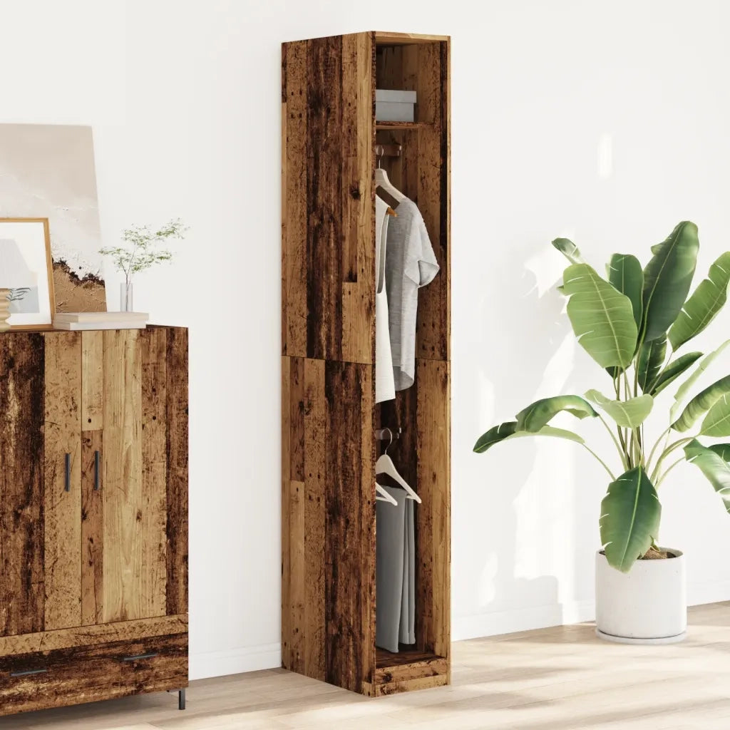 Armadio Legno Antico 30x50x200 cm in Legno Multistrato CFW8498244