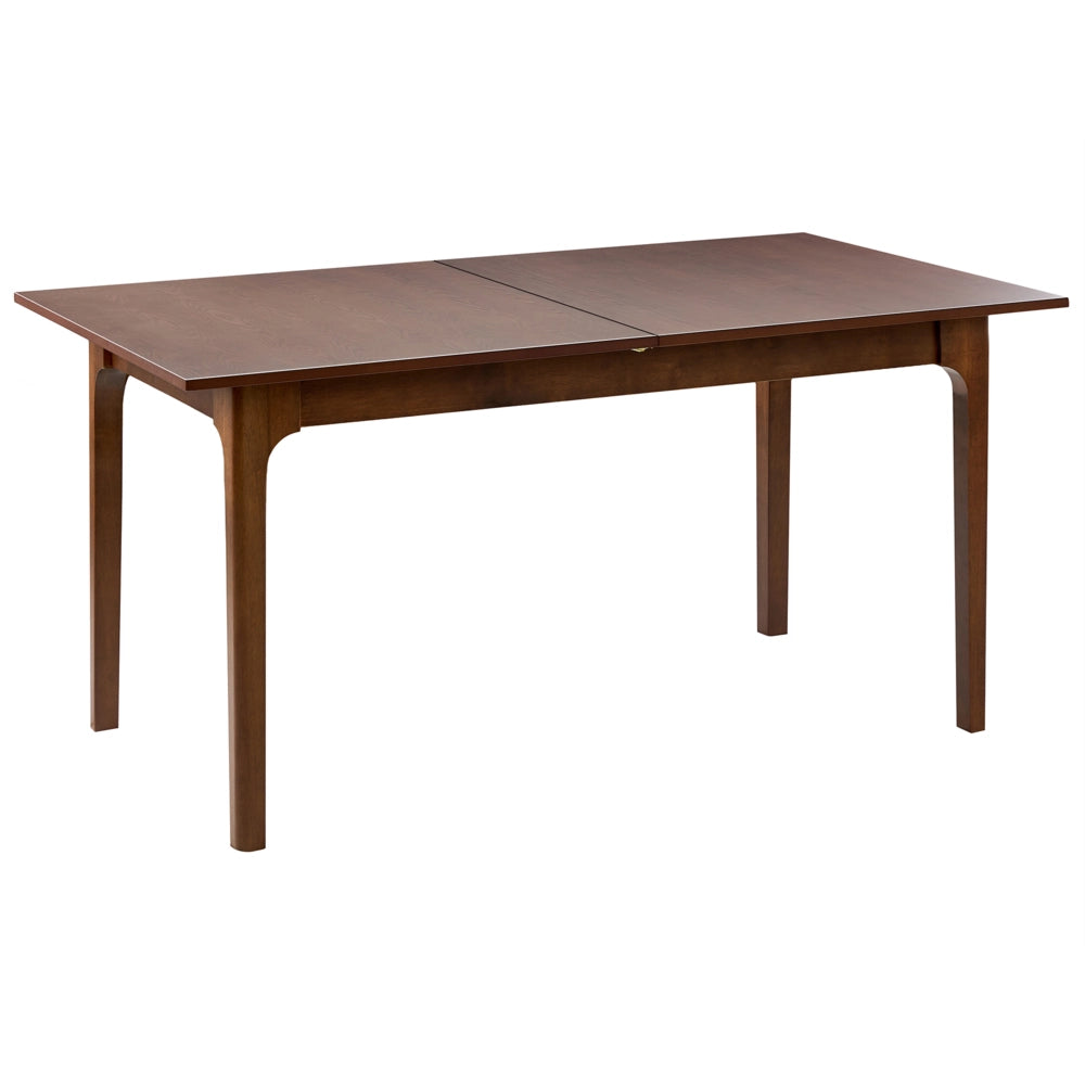Tavolo da pranzo allungabile in legno di frassino scuro 160/200 x 90 cm Piano impiallacciato in frassino Tavolo da cucina