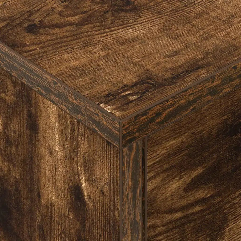 Comodino 2 pcs Rovere fumé 40,5 x 40 x 48 cm Legno multistrato 891065
