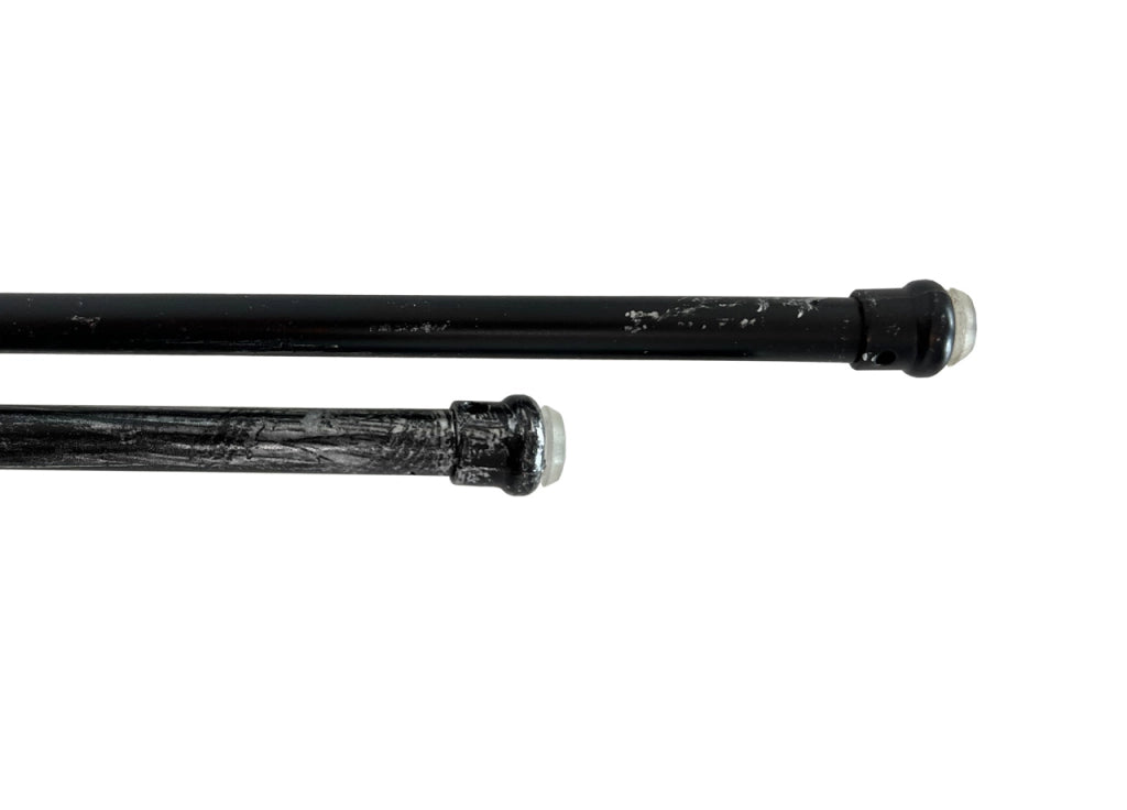 Bacchette Tende A Pressione Bastone Tenda Estensibile Astina Con Molla - 50-70 - Nero-Argento