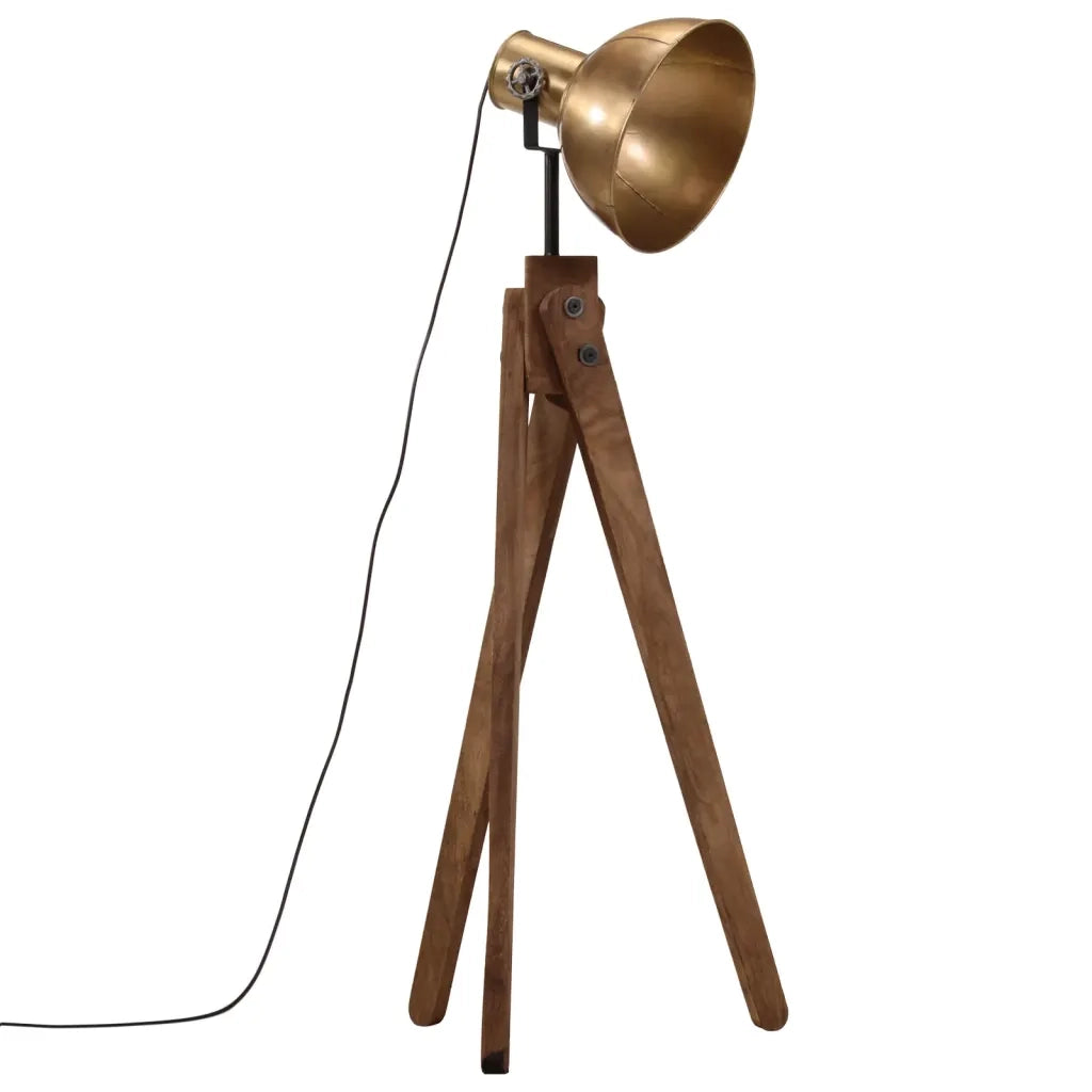 Lampada da Terra 25 W Ottone Anticato 45x45x120 cm E27 CFW8465675