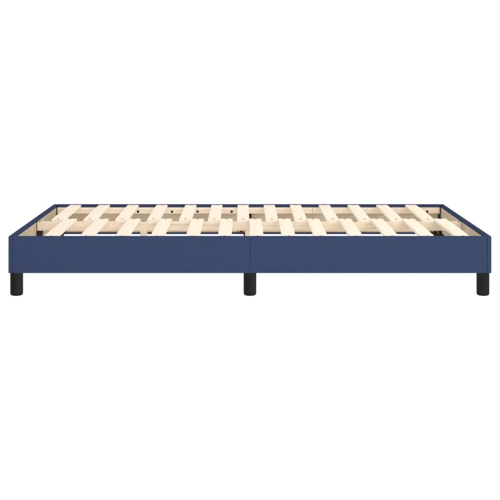 Struttura Letto a Rete a Molle Blu 120x200 cm in Tessuto 3120506
