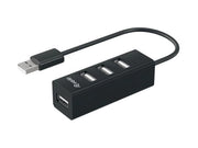 Equip 128955 hub di interfaccia USB 2.0 480 Mbit/s Nero