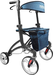 Rollator per Uomini Altissimi (Idoneo per Utenti di 1,70 a 2 m), Rollator Extra Alto, Rollator con Sedile, Rollator con Ruote Grandi, Rollator Ripiegabile con Ruote, Rollator Dimensione Grande