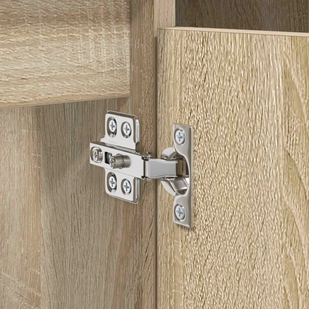 Armadio sottolavello con porta Rovere Sonoma 80 x 33 x 60 cm