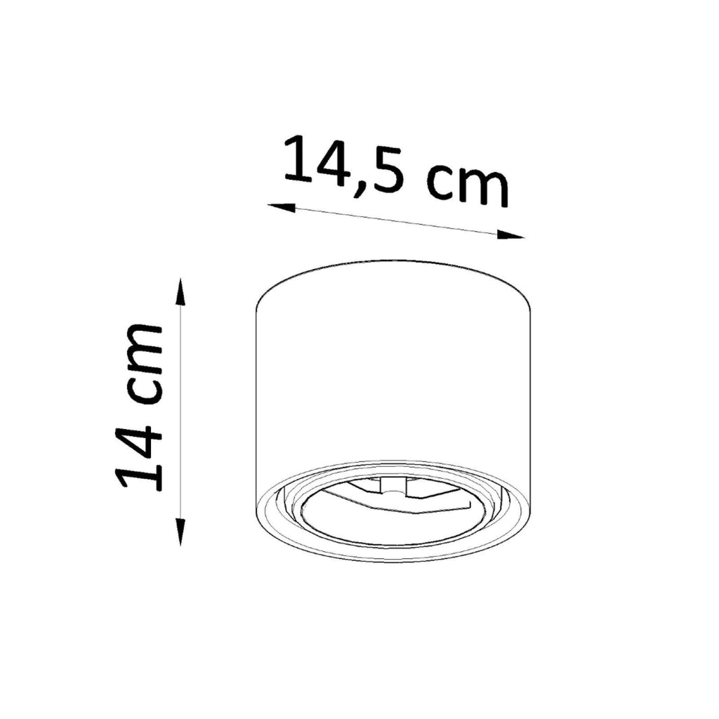 Pure Lume TAKARO PU.0841 faretto ceramica bianco GU10