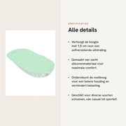Supporto per Piede con Gel di Silicio - Altezza Incrementata - Cuffio per Piede - 1 Paio - Forma Adattabile - Sostegno per Piede con Cuscino per Calcagno