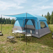 Tenda Familiare Blu 420 x 305 x 200 cm Poliestere e Acciaio 42028498