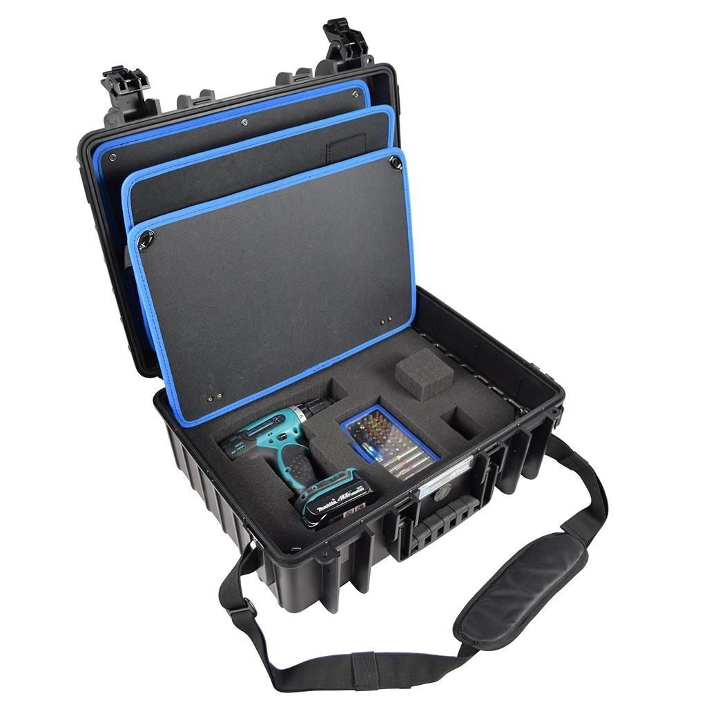 B&W Cases JET 5000 Nero, Blu Polipropilene (PP)