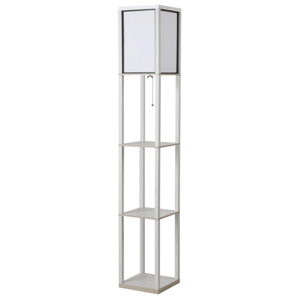 Libreria scaffale ¨C zephmum ¨C Bianco 26x26x160 cm