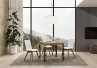 Tavolo Allungabile 90-246x90x77 cm Ghibli Allungabile piano Quercia Naturale