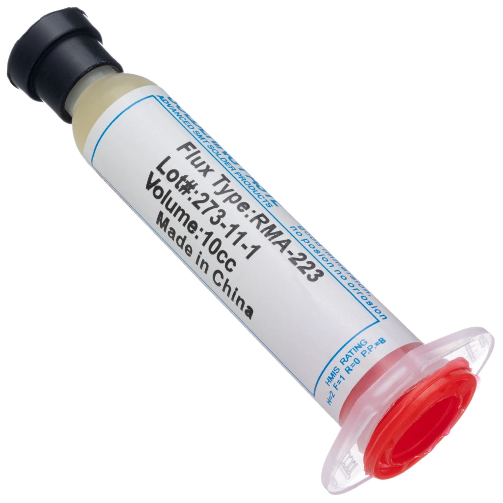Topnik Flux per Saldatura RMA-223 con Pistone e Ago – Alta Qualità, No Clean, 10cc | Precisione e Facilità d'Uso