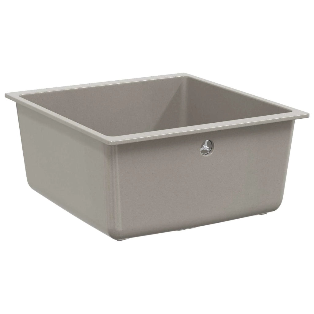 Lavello Grigio 430 x 460 mm 80% Quarzo e 20% Resina CFW2111123