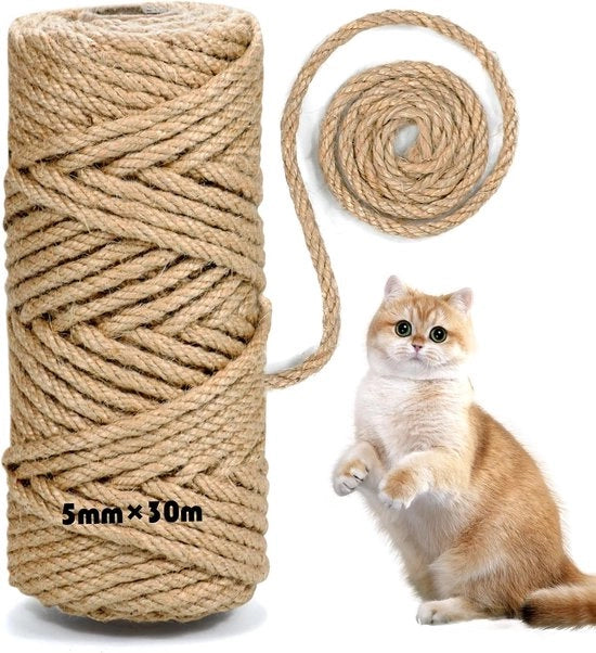 Toue di sisal per paletto di protezione - materiale naturale - 30 metri
