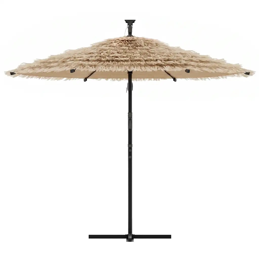 Ombrello | Parasolne Giardino con Palo in Acciaio Marrone 269x269x235 cm