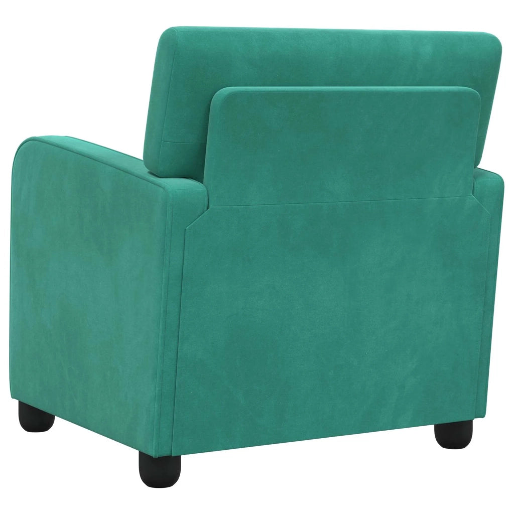 Poltrona Turchese Velluto 42043422