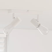 Faretto da soffitto vitaXL 2 vie regolabile bianco E27