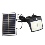 Trade Shop - Applique Faretto Solare Da Esterno Con Pannello Sensore Luce 6500k Ip65 Sw2012-f -