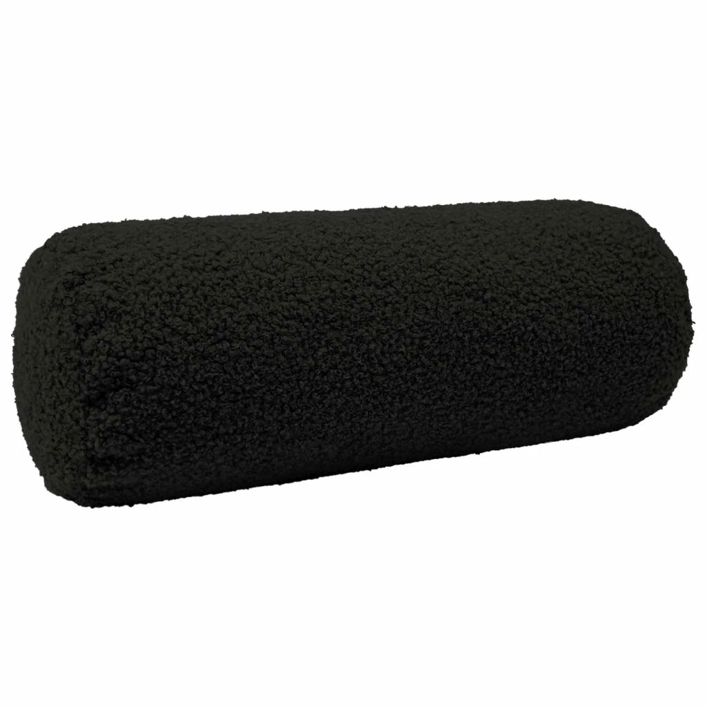 Federa 2 pcs HEERLEN Nero Ø 15 x 40 cm Bouclé 923273