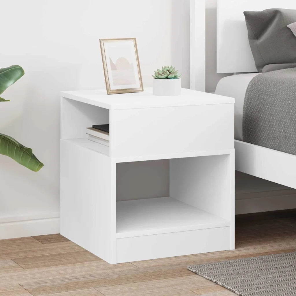 Tavolino Bianco 40,5 x 40 x 45 cm Legno multistrato