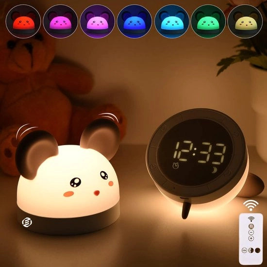 Allenatore del sonno per bambini - sveglia digitale per bambini - sveglia con luce - sveglia per bambini - lampada notturna - sveglia digitale
