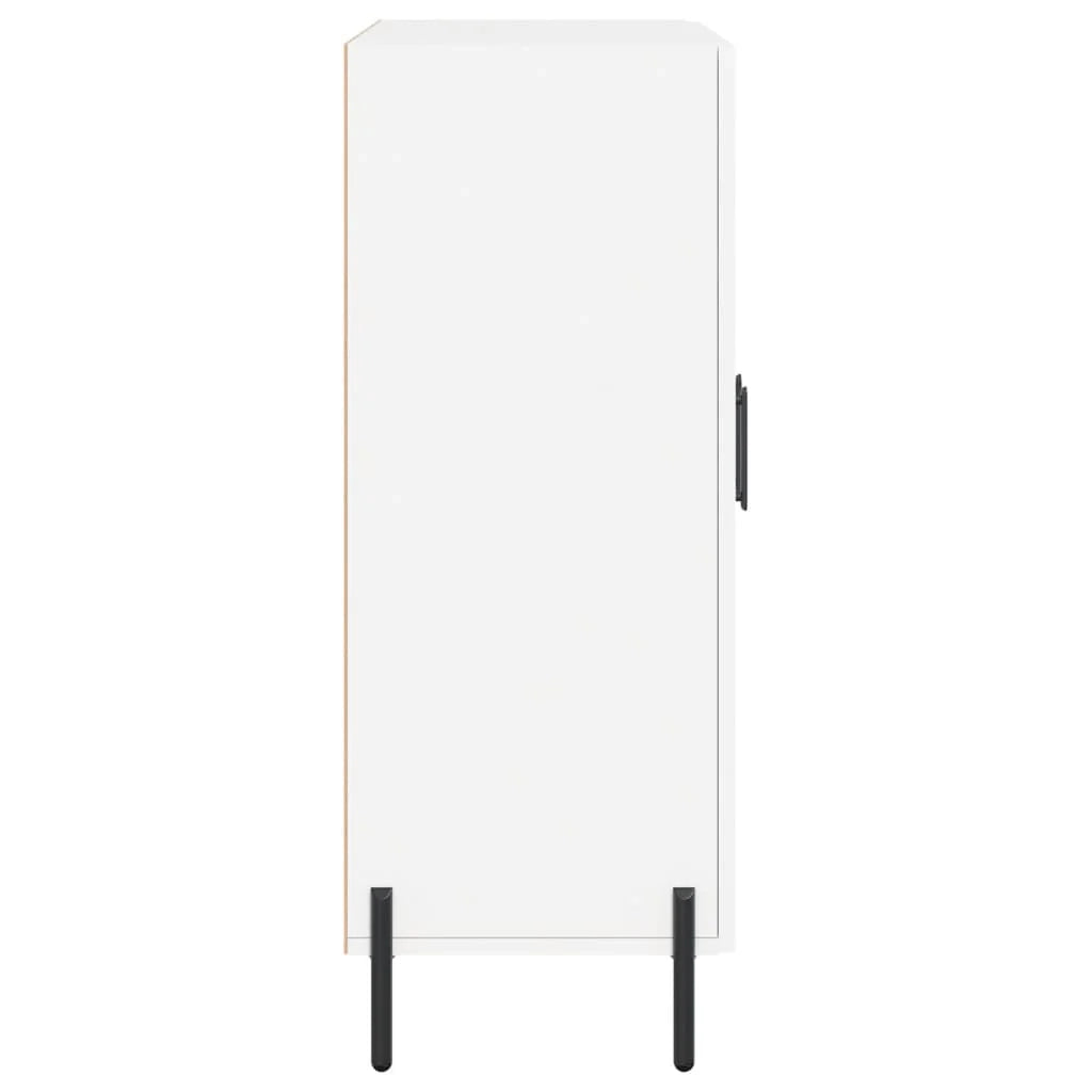 Buffet credenza cassettiera armadio mobile contenitore organizer per cucina soggiorno salotto 69,5 x 34 x 90 cm legno ingegnerizzato bianco 02_0030467