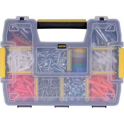 ORGANIZER PORTAMINUTERIA SORT MASTER LIGHT STANLEY  SCOMPARTI REGOLAB MM 295X215 H.MM 65 STST170720