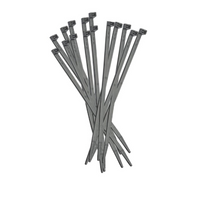 Elematic fascette per cablaggio in nylon autoestinguente confezione 50 pezzi *** colore nero, dimensioni 12,5 x 1000 ...