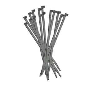 Elematic fascette per cablaggio in nylon autoestinguente confezione 50 pezzi *** colore nero, dimensioni 12,5 x 1000 ...