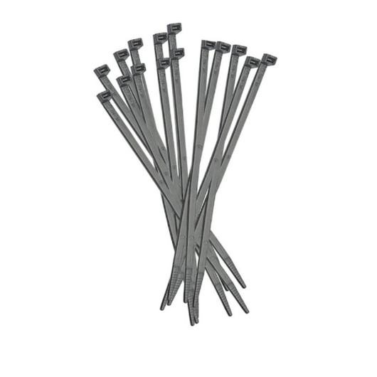 Elematic fascette per cablaggio in nylon autoestinguente confezione 50 pezzi *** colore nero, dimensioni 12,5 x 1000 ...